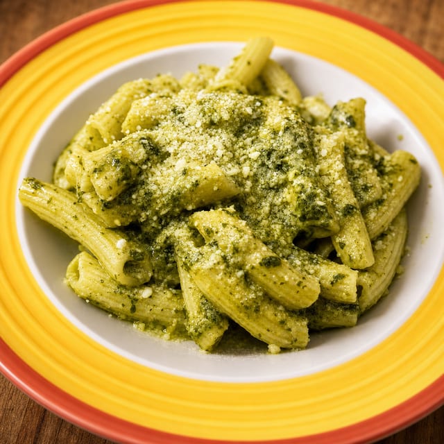 Rigatoni Pesto.