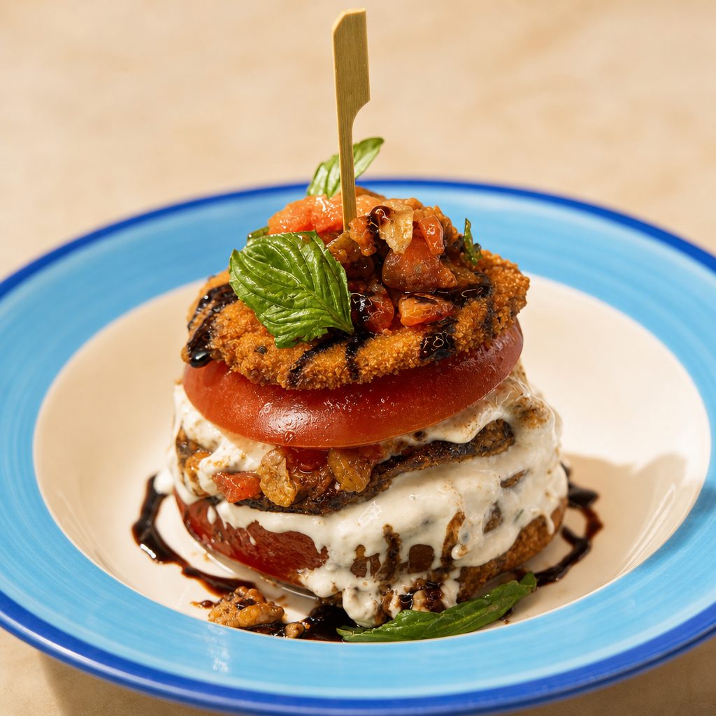 The Eggplant Stack.